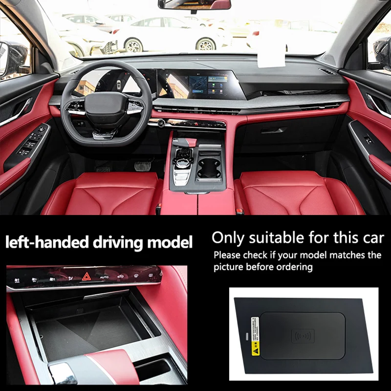 for changan cs75 cs55 plus 2022 car wireless charger center console smart q i/magnetic version fast charging pad phone holder for changan cs75 cs55 plus 2022 car wireless charger center console smart q i/magnetic version fast charging pad phone holder