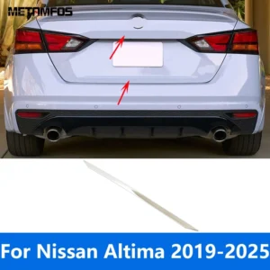 for nissan altima 2019 2022 2023 2024 2025 stainless steel rear trunk lid tailgate door boot cover trim accessories car styling