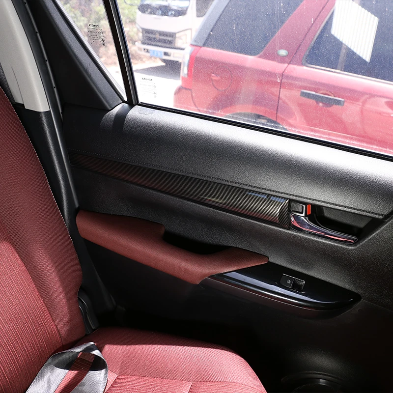 abs plastic carbon fiber car center console frame decorative panel suitable for toyota hilux 2015 2024 lhd interior abs plastic carbon fiber car center console frame decorative panel suitable for toyota hilux 2015 2024 lhd interior