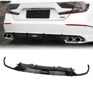 akasaka car rear bumper diffuser lip exhaust bracket guard spoiler for honda accord 10th gen 2018 2022
