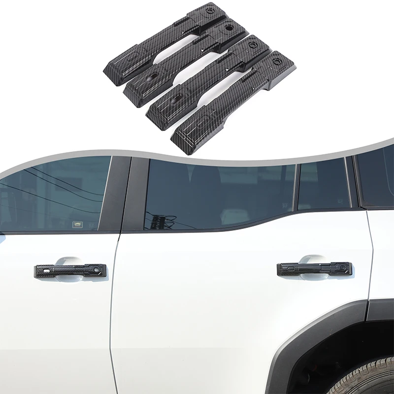 for toyota prado lc250 land cruiser 250 2024+ abs exterior door handle protective cover decorative sticker car accessories for toyota prado lc250 land cruiser 250 2024+ abs exterior door handle protective cover decorative sticker car accessories