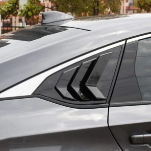 rear side window louvers air vent scoop shades cover blinds trim for honda accord 10th gen 2018 2019 2020 2021 2022