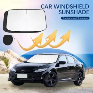 car windshield sun shade covers for front window sunscreen uv parasol for honda civic eg ek fn2 10th 11th summer car accessories