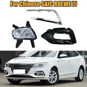for chinese saic roewe i5 mg 5 mg5 front bumper fog light fog light cover chrome trim day running lamp headlamp car accessories