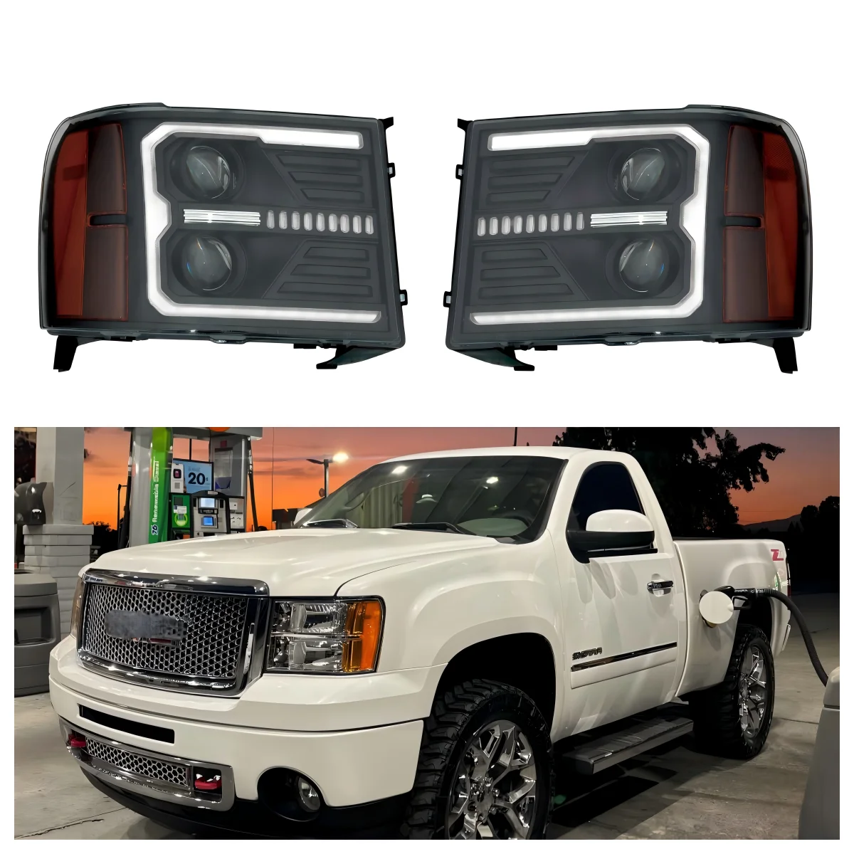 1pcs full led headlight fit for 2007 2013 gmc sierra 1500,2007 2014 gmc sierra 2500hd 3500hd with drl sequential turnsignal 1pcs full led headlight fit for 2007 2013 gmc sierra 1500,2007 2014 gmc sierra 2500hd 3500hd with drl sequential turnsignal