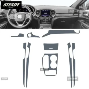 for jeep grand cherokee 2019 2023car interior center console transparent tpu paint protective film anti scratch sticker lcd