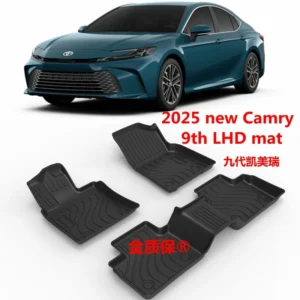 use for 2025 new 9th toyota camry car carpet camry trunk mat allweather floor mat full set trim to fit for camry waterproof mat