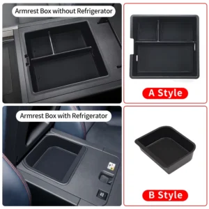 for 2024 lexus gx550 upgrade interior decoration accessories gx 550 center console armrest box storage box compartment tray