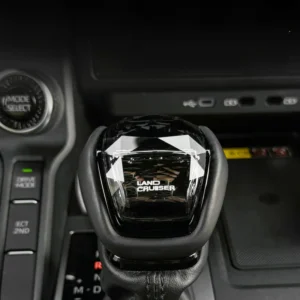 for toyota land cruiser 300 land cruiser lc300 2022+ model crystal glass shift lever head cover decoration set