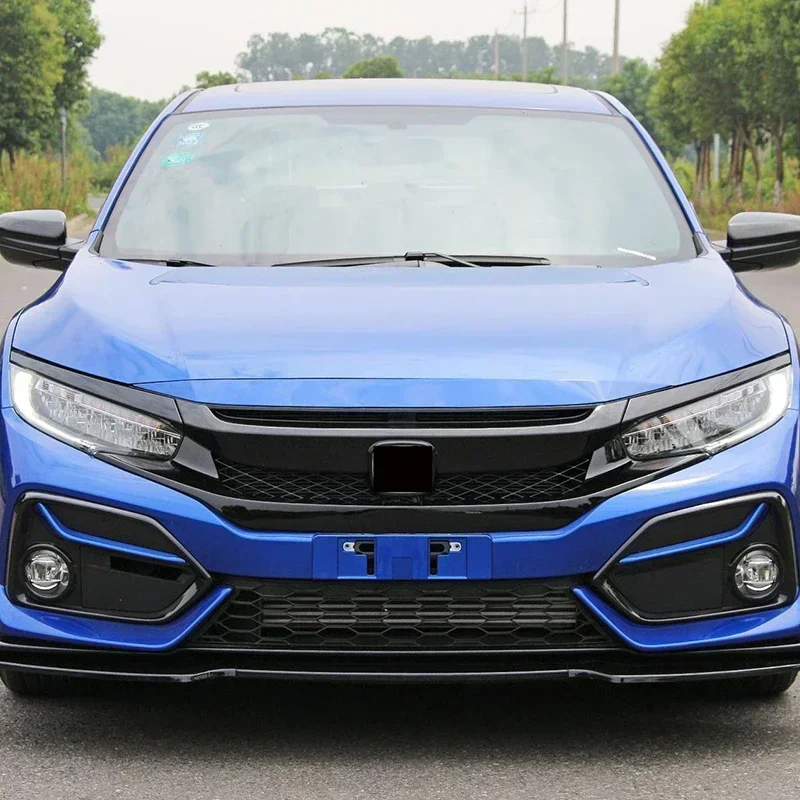 for honda civic 10th gen 2016 2017 2018 2019 2020 2021 upper bumper hood mesh grills front bumper grille racing grill for honda civic 10th gen 2016 2017 2018 2019 2020 2021 upper bumper hood mesh grills front bumper grille racing grill