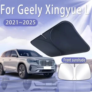 for geely xingyue l monjaro kx11 2021~2025 car sun visor front windshield sunshade heat insulation summer cooling accessories