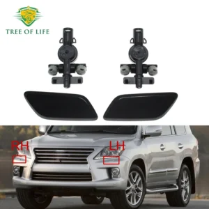 for lexus lx570 lx 570 2012 2013 2014 2015 new front bumper headlight lamp washer spray cleaning actuator nozzle cover cap