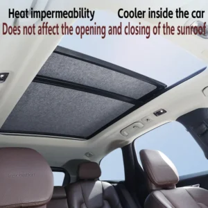 car sunroof insulation roof visor for jetour x70 2018~2026 sun protection anti uv electrostatic adsorption sky curtain sunshade