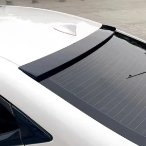 for 2018 2024 year lexus es series roof spoiler wing abs plastic trunk rear tail lip body kit