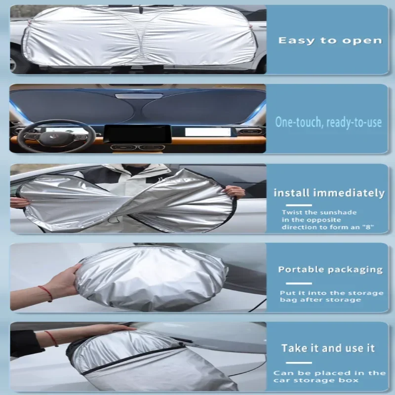 car sun visor for chery jetour dashing 2022~2025 2023 2024 front windshield sunshade heat insulation summer cooling car sun visor for chery jetour dashing 2022~2025 2023 2024 front windshield sunshade heat insulation summer cooling