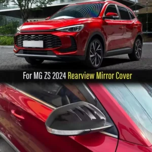 for mg zs 2017 2023 2024 abs carbon fiber side wing rear view rearview mirror cap cover trim case exterior accessories