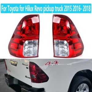 for toyota for hilux revo pickup truck 2015 2016 2017 2018 car tail light lamp with harness brake rear lamp left right side
