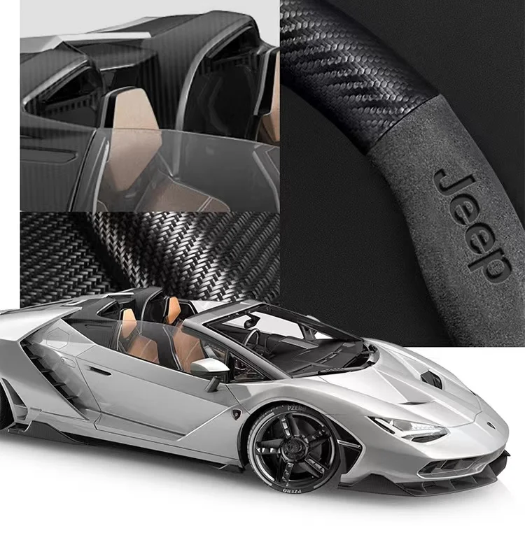 jeep grand cherokee wrangler renegade patriot commander compass wagoneer gladiator carbon fiber suede car steering wheel cover jeep grand cherokee wrangler renegade patriot commander compass wagoneer gladiator carbon fiber suede car steering wheel cover
