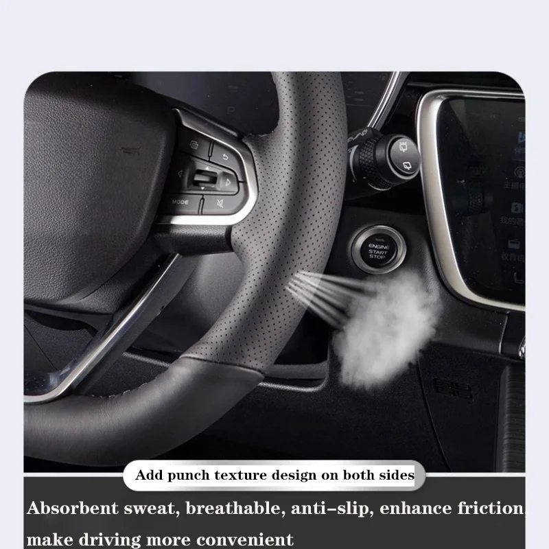 genuine leather car steering wheel cover for nissan kicks rogue sentra altima sr qashqai x handle cover interior car genuine leather car steering wheel cover for nissan kicks rogue sentra altima sr qashqai x handle cover interior car