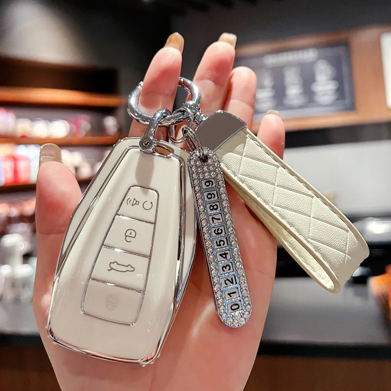 for geely monjaro xingyue l 2022 2023 car key case cover key bag series styling key protective case remote control for geely monjaro xingyue l 2022 2023 car key case cover key bag series styling key protective case remote control