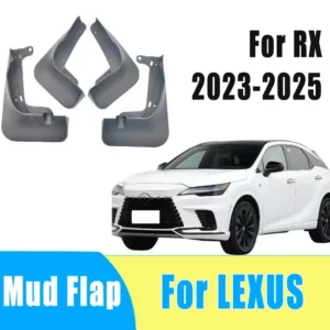 4pcs automobiles tire mudguard waterproof prevent mud splashing car mud flap fender trim accessories for lexus rx 2023 2025 2024