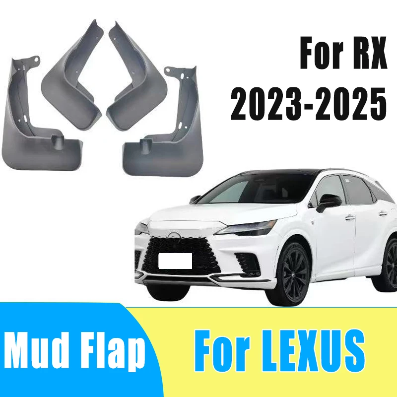 4pcs automobiles tire mudguard waterproof prevent mud splashing car mud flap fender trim accessories for lexus rx 2023 2025 2024 4pcs automobiles tire mudguard waterproof prevent mud splashing car mud flap fender trim accessories for lexus rx 2023 2025 2024