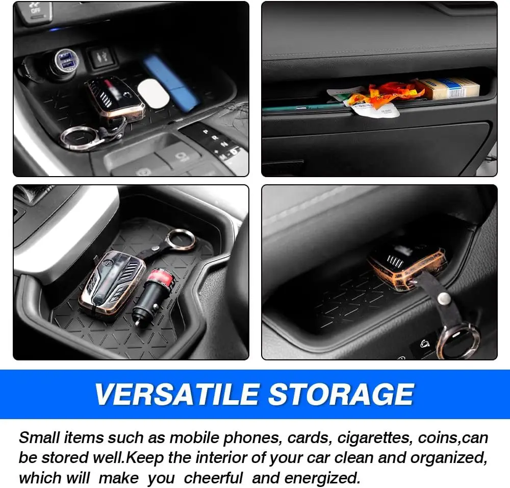 center console storage box for 2019 2025 toyota rav4 accessories auxiliary glove box insert tray anti slip 4pcs center console storage box for 2019 2025 toyota rav4 accessories auxiliary glove box insert tray anti slip 4pcs