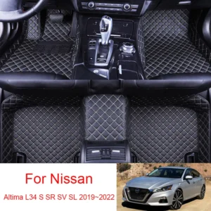 custom car floor mats for nissan altima l34 s sr sv sl 2019~2022 auto carpets protective pad rugs waterproof interior parts