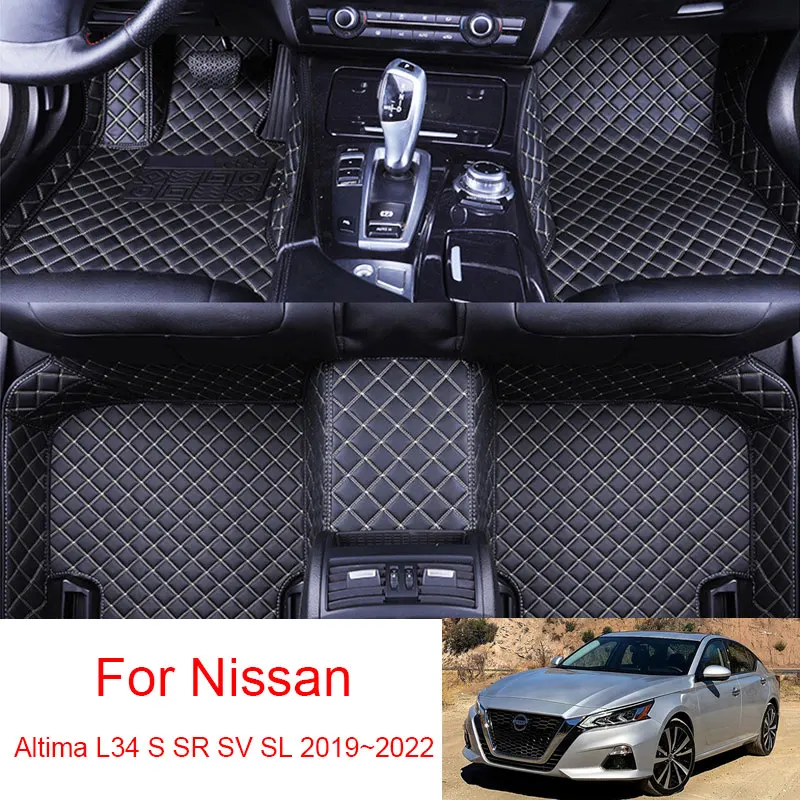 custom car floor mats for nissan altima l34 s sr sv sl 2019~2022 auto carpets protective pad rugs waterproof interior parts custom car floor mats for nissan altima l34 s sr sv sl 2019~2022 auto carpets protective pad rugs waterproof interior parts