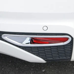 car fog lamp cover abs chrome front rear light frame trim sticker decor bumper auto accessories for nissan altima l34 2019 2021