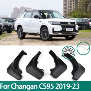 mud flaps no drill mudguards winter splash guards front rear fender protector for changan cs95 2019 2023 mudflaps splash guards