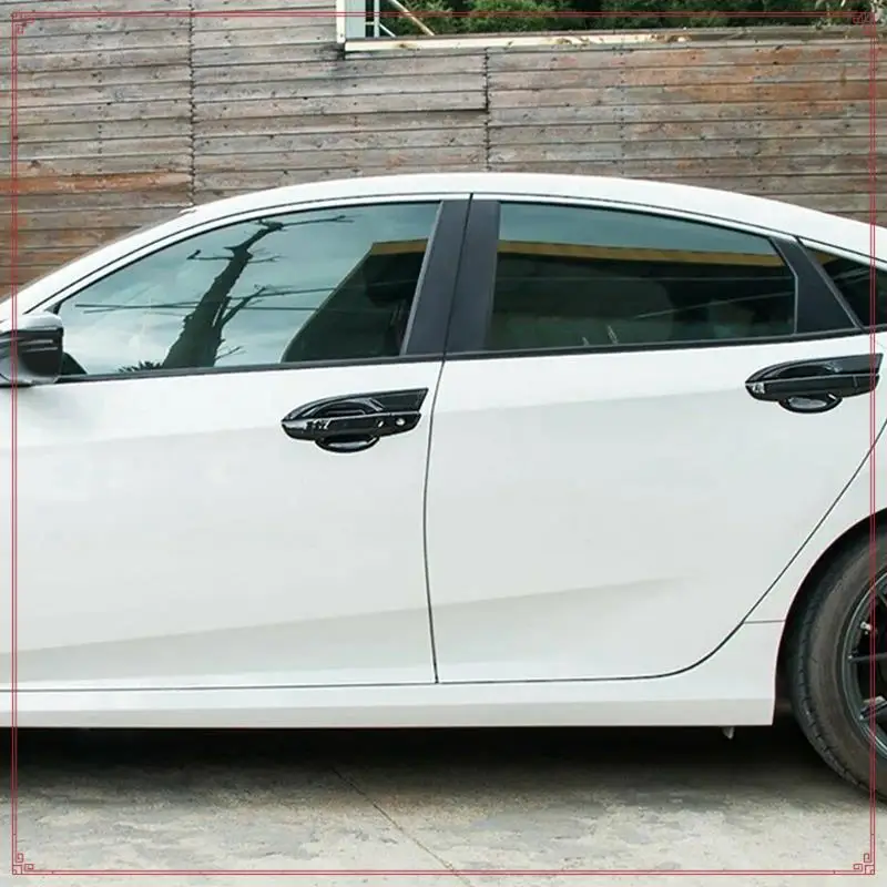 for 10th gen civic abs exterior door handle bowl cover trims for honda civic 2016 2021 gloss black for 10th gen civic abs exterior door handle bowl cover trims for honda civic 2016 2021 gloss black