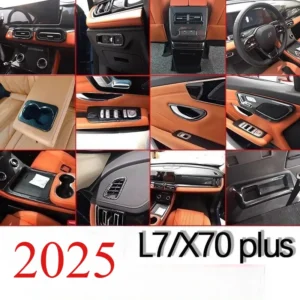 for jetour l7/x70 plus 2025 abs modify the decorative frame of the central control interior air outlet steering wheel gear shift