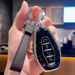 for jetour x70 plus 2025 2026 accessories car key case keychain remote protection cover shell housing ring holder fob