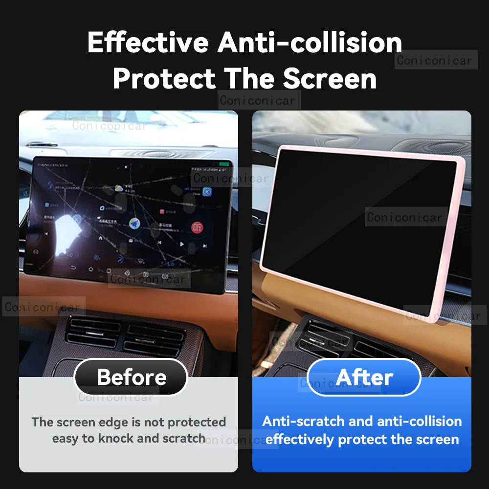 for chery jetour dashing x 1 silicone screen frame display edge protector central control protective cover car accessores for chery jetour dashing x 1 silicone screen frame display edge protector central control protective cover car accessores