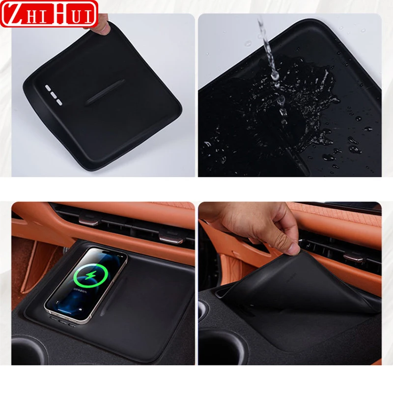 for changan cs75plus 4th gen cs75 plus iv 2025 2026 car wireless charging silicone pad center console panel pad for changan cs75plus 4th gen cs75 plus iv 2025 2026 car wireless charging silicone pad center console panel pad