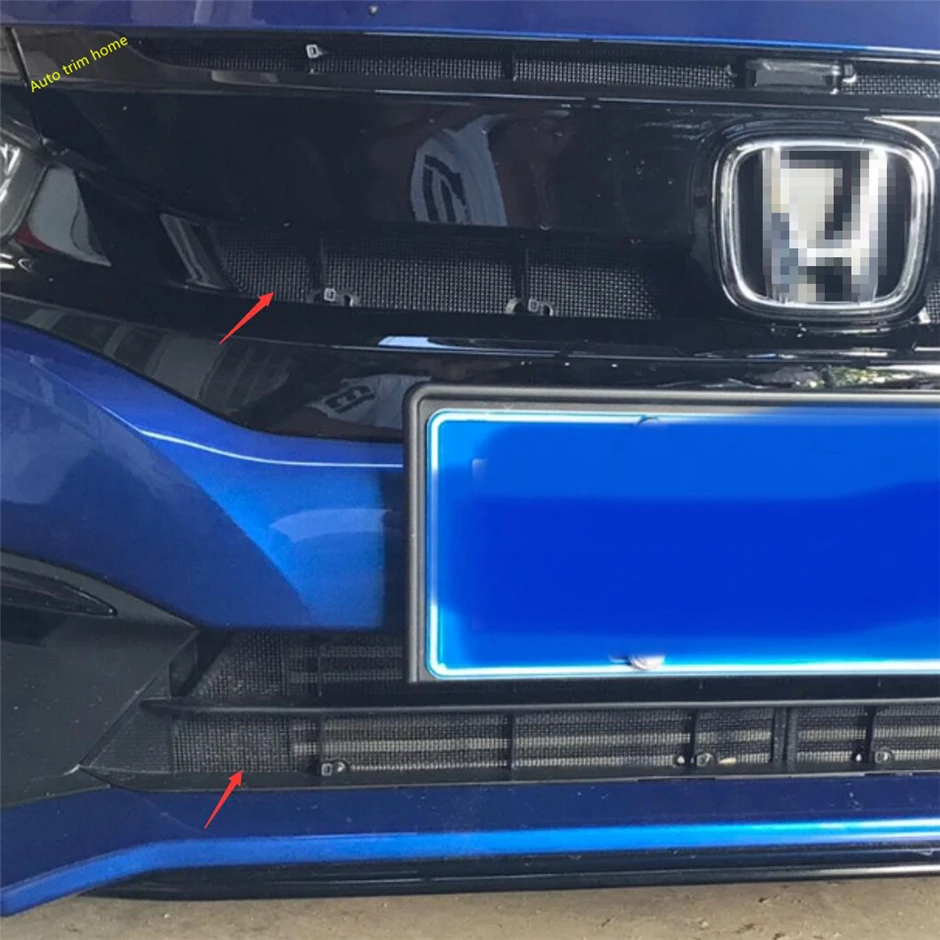 metal front grille insect net screening insert mesh decoration protector cover trim fit for honda civic 10th 2016 2021 metal front grille insect net screening insert mesh decoration protector cover trim fit for honda civic 10th 2016 2021