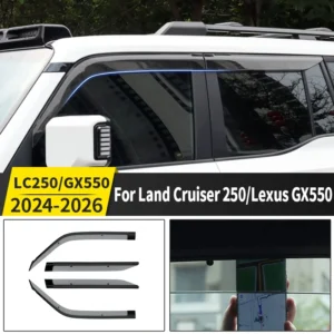 for toyota land cruiser prado lc 250 2024 2025,lexus 550 gx car window shelter from rain upgrade exterior decoration accessories