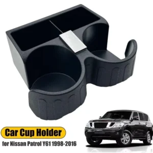 car cup holder for nissan patrol y61 1997 2016 car armrest water cup holder heatproof drink holder car accessories