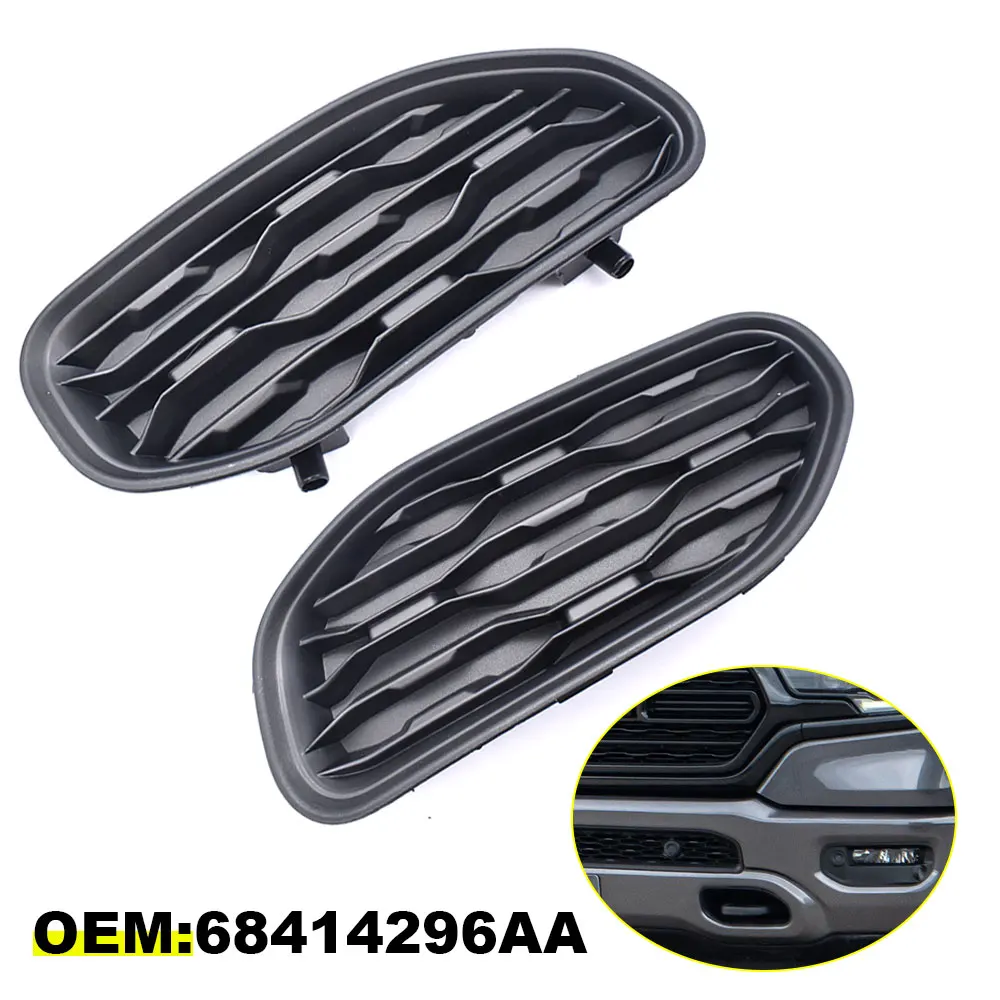 68414296aa front bumper bezel kit 1pair left & right front bumper grille bezel cover for dodge ram 1500 dt 2019 2021 68414296aa front bumper bezel kit 1pair left & right front bumper grille bezel cover for dodge ram 1500 dt 2019 2021
