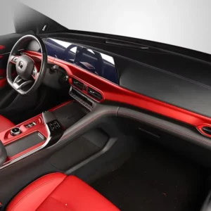 for changan unit uni t 2020 2023accessories carbon car central console trim dashboard air conditioner vent garnish