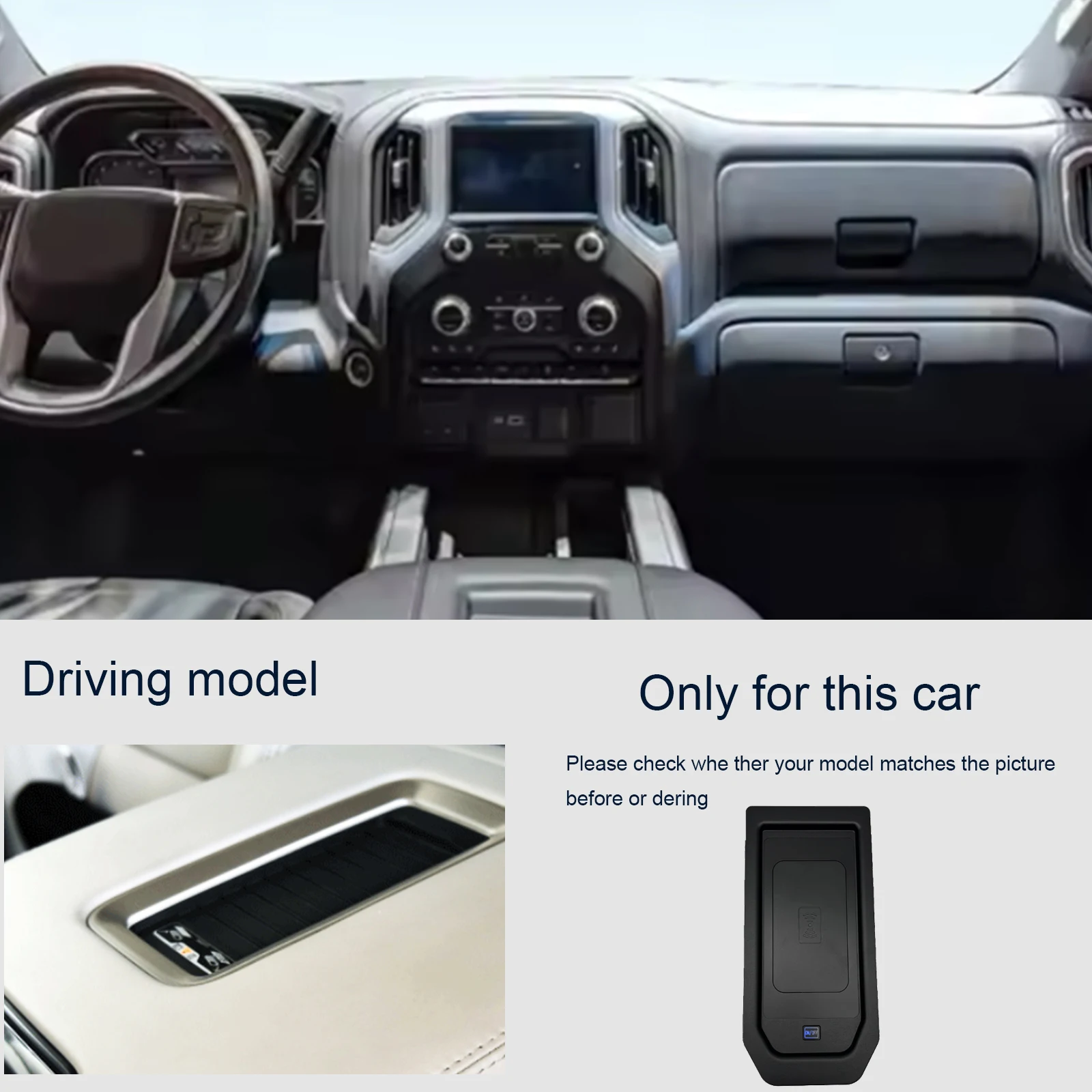 the latest for gmc sierra 2019 2020 2021 2022 wireless charger,special on board qi phone fast charging panel car the latest for gmc sierra 2019 2020 2021 2022 wireless charger,special on board qi phone fast charging panel car