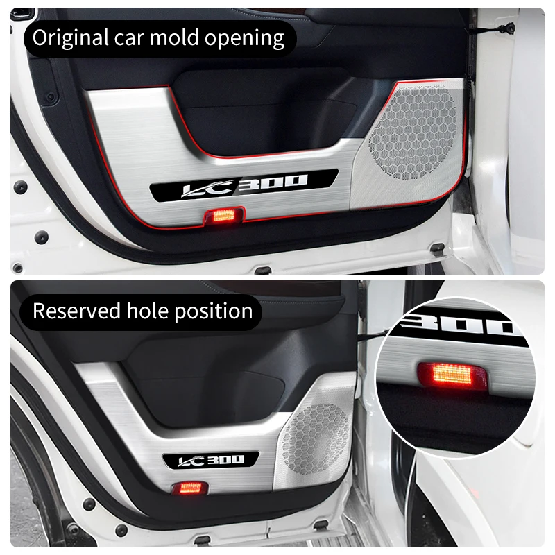 lc300 fj300 interior for 2021 2025 toyota land cruiser 300 stainless steel car door protective cover speaker cover lc300 fj300 interior for 2021 2025 toyota land cruiser 300 stainless steel car door protective cover speaker cover
