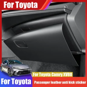 for toyota camry xv80 2024 2025 2026 passenger leather anti kick sticker interior modification parts