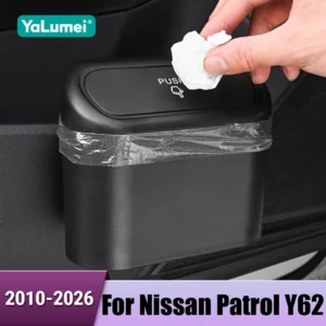 2pcs car seat back garbage bin accessories for nissan patrol y62 2010 2016 2017 2018 2019 2020 2021 2022 2023 2024 2025 2026