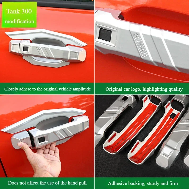 fit for great wall tank 300 exterior door handle wrist sticker special modification anti scratch protection decal for car fit for great wall tank 300 exterior door handle wrist sticker special modification anti scratch protection decal for car