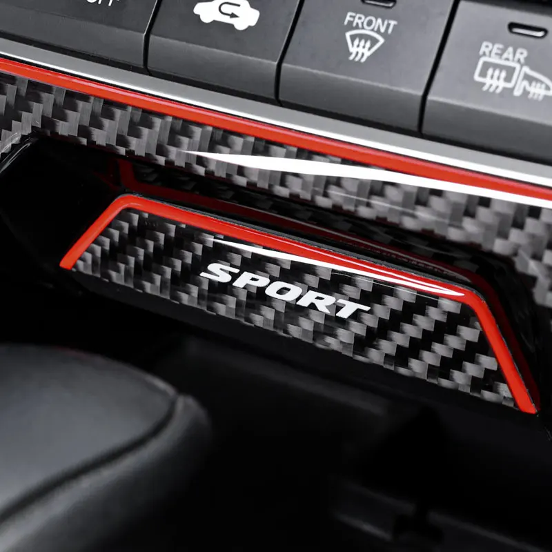 for honda civic 10th gen 2016 2021 carbon fiber auto center console air condition cd panel trim sticker car interior for honda civic 10th gen 2016 2021 carbon fiber auto center console air condition cd panel trim sticker car interior