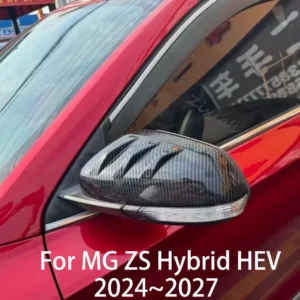 for mg zs hybrid hev 2024~2027 2025 2026 car carbon fiber rearview mirror protect cover anti scratch modification accessories