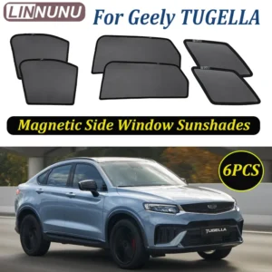 linnunu for geely tugella 2024 magnetic car sun shade uv protection curtain window sunshade side window visor summer xingyue s