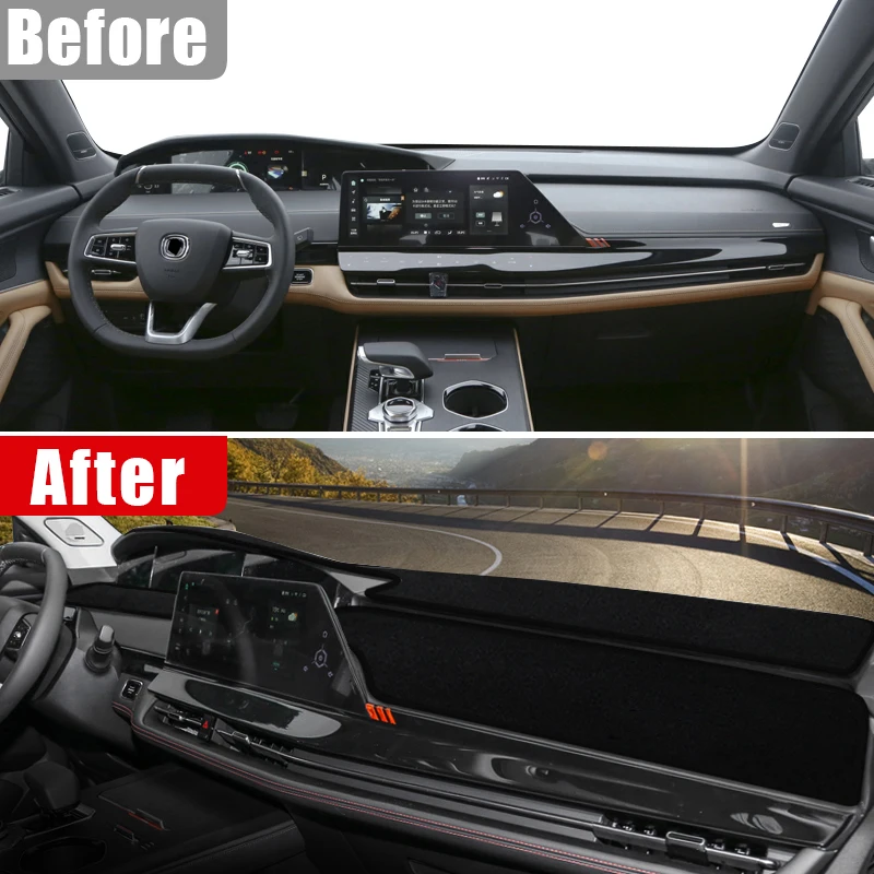 for changan uni k unik 2021 2022 2023 2024 uni k car dashboard mat sun shade instrument desk non slip cover for changan uni k unik 2021 2022 2023 2024 uni k car dashboard mat sun shade instrument desk non slip cover